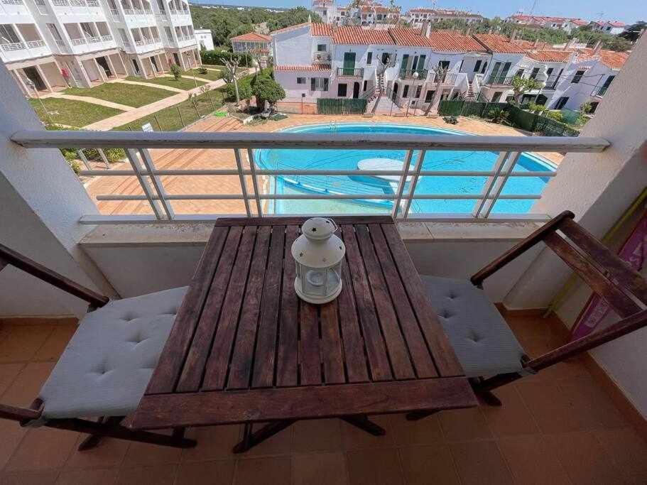 Galdana Apartamento Con Piscina カラ・エン・ブラネス エクステリア 写真